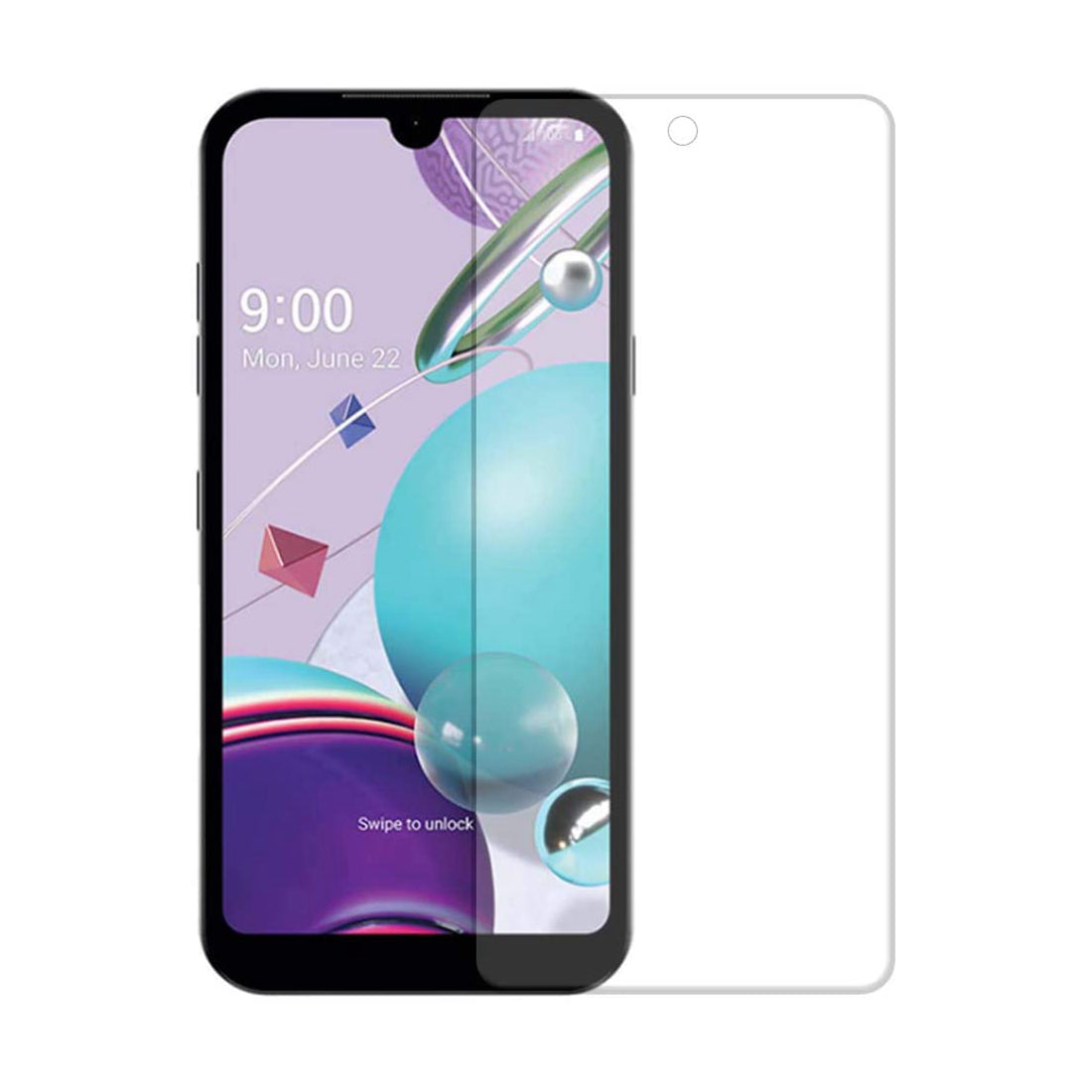 (2 paquets) Protecteur d'écran en verre trempé pour LG K31 (2 paquets) Protecteur d'écran en verre trempé pour LG K31